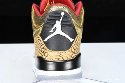 JORDAN AIR 3 2020 JHT GOLD OSCARS 1001